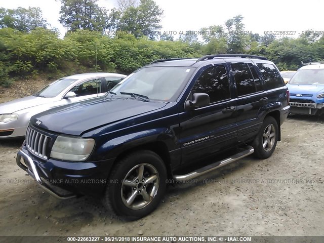 1J4GW48N54C121724 - 2004 JEEP GRAND CHEROKEE LAREDO/COLUMBIA/FREEDOM 蓝色 照片 2
