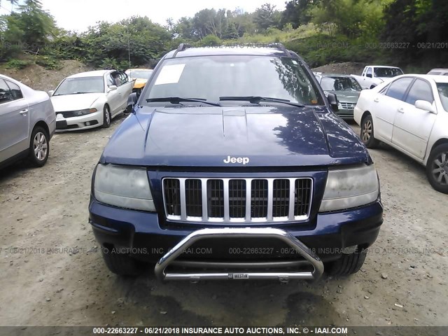 1J4GW48N54C121724 - 2004 JEEP GRAND CHEROKEE LAREDO/COLUMBIA/FREEDOM 蓝色 照片 6