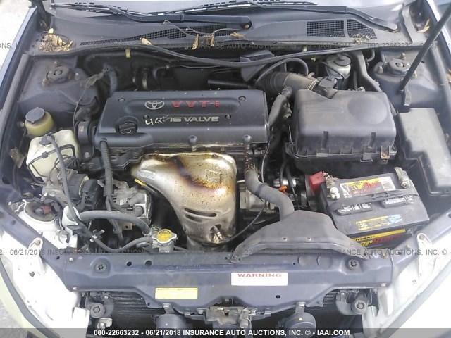 4T1BE30K13U662062 - 2003 TOYOTA CAMRY LE/XLE/SE 蓝色 照片 10