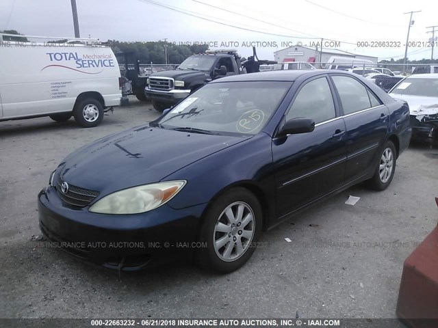 4T1BE30K13U662062 - 2003 TOYOTA CAMRY LE/XLE/SE 蓝色 照片 2