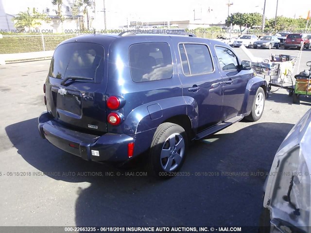 3GNBAADB0AS568127 - 2010 CHEVROLET HHR LS BLUE photo 4