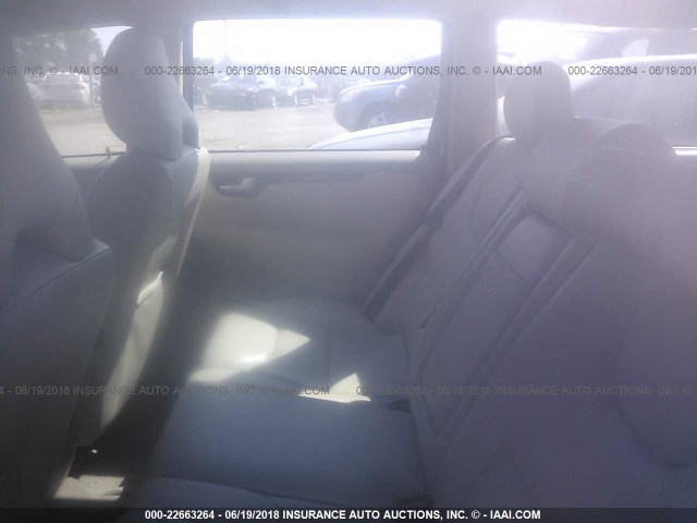 YV1SW612372654008 - 2007 VOLVO V70 WHITE photo 8