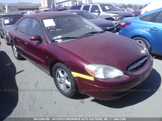 1FAFP55S43G211619 - 2003 FORD TAURUS SES RED photo 1