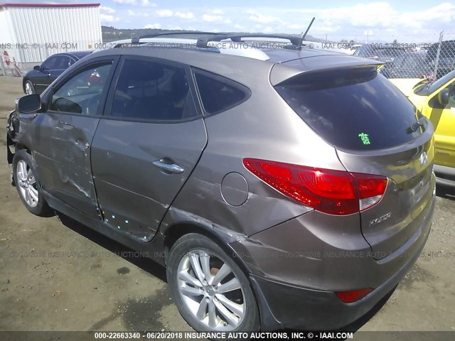 KM8JUCAC8BU222537 - 2011 HYUNDAI TUCSON GLS/LIMITED GOLD photo 3