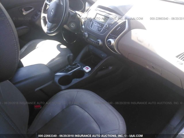 KM8JUCAC8BU222537 - 2011 HYUNDAI TUCSON GLS/LIMITED 金色 照片 5