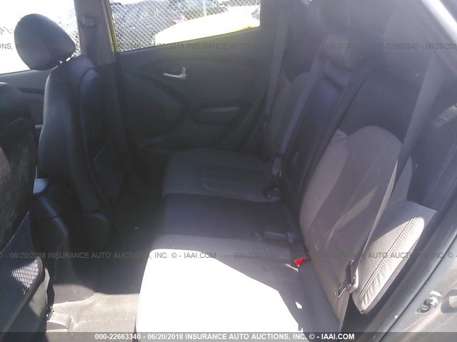 KM8JUCAC8BU222537 - 2011 HYUNDAI TUCSON GLS/LIMITED 金色 照片 8