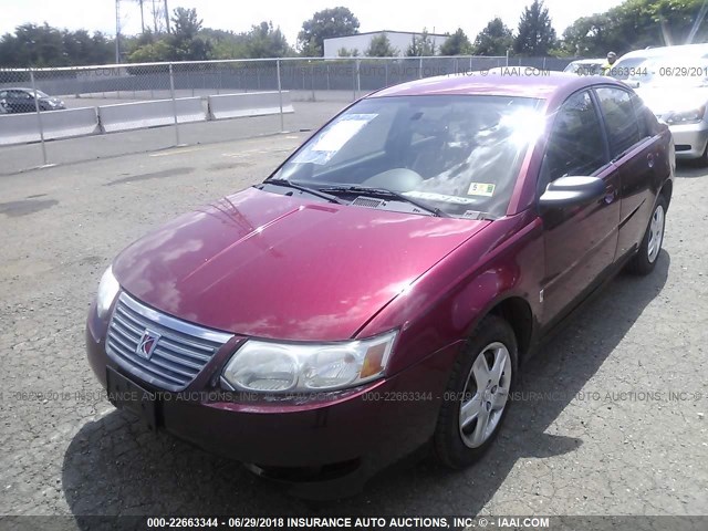 1G8AJ55F47Z172768 - 2007 SATURN ION LEVEL 2 Tünd qırmızı foto 2