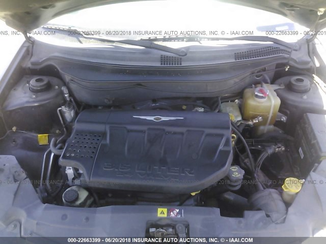 2A8GM78456R885726 - 2006 CHRYSLER PACIFICA LIMITED BLACK photo 10