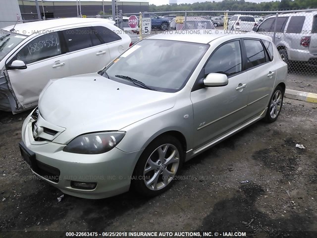 JM1BK343781133272 - 2008 MAZDA 3 HATCHBACK GREEN photo 2