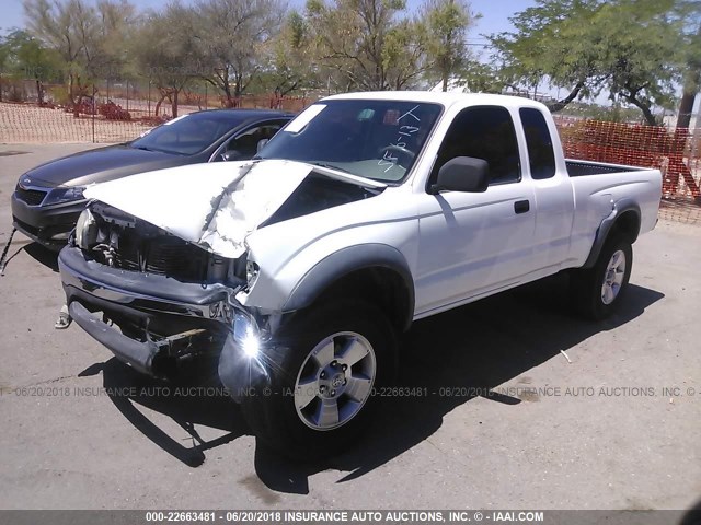 5TESM92N31Z724082 - 2001 TOYOTA TACOMA XTRACAB PRERUNNER 白色 照片 2