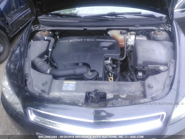 1G1ZB5EB4A4100226 - 2010 CHEVROLET MALIBU LS BLACK photo 10