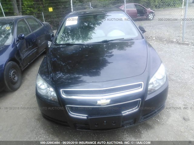 1G1ZB5EB4A4100226 - 2010 CHEVROLET MALIBU LS BLACK photo 6