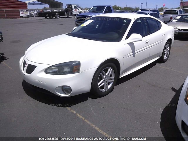 2G2WR554071207449 - 2007 PONTIAC GRAND PRIX GT WHITE photo 2