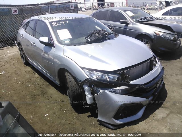 SHHFK7H48JU411006 - 2018 HONDA CIVIC SPORT 灰色 照片 1