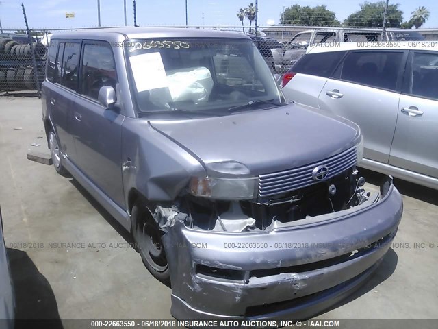 JTLKT324254009806 - 2005 TOYOTA SCION XB ვერცხლისფერი ფოტო 1