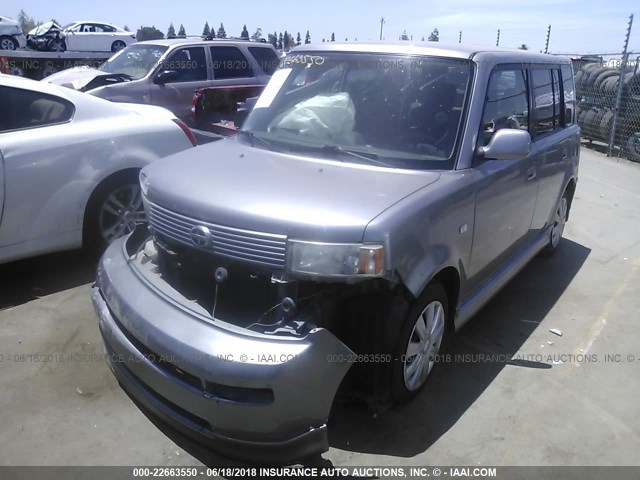 JTLKT324254009806 - 2005 TOYOTA SCION XB ვერცხლისფერი ფოტო 2