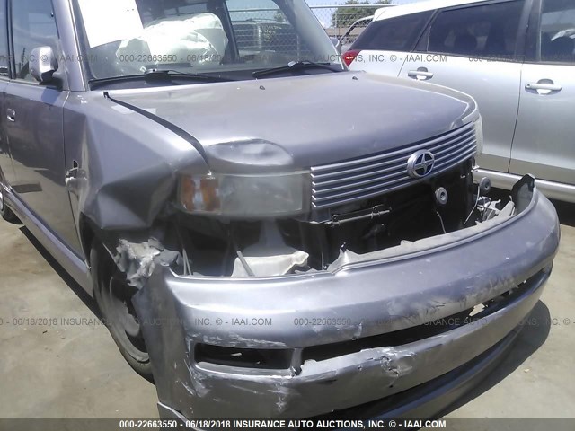 JTLKT324254009806 - 2005 TOYOTA SCION XB ვერცხლისფერი ფოტო 6