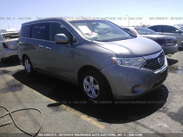 JN8AE2KP7B9009812 - 2011 NISSAN QUEST S/SV/SL/LE SILVER photo 1