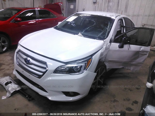 4S3BNBJ68G3019042 - 2016 SUBARU LEGACY 2.5I LIMITED YELLOW photo 2