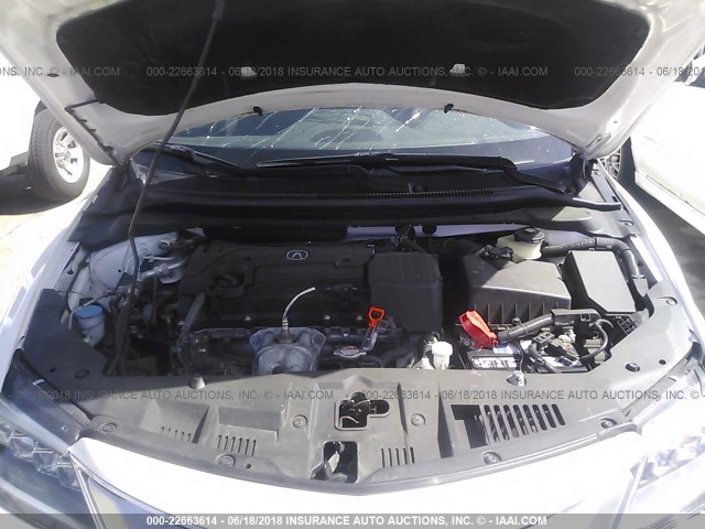 19UDE2F36GA018802 - 2016 ACURA ILX WATCH PLUS WHITE photo 10