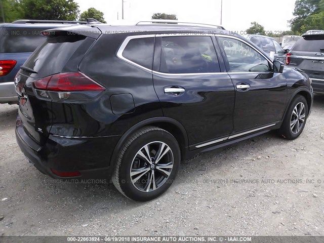 5N1AT2MT4JC735605 - 2018 NISSAN ROGUE S/SL BLACK photo 4