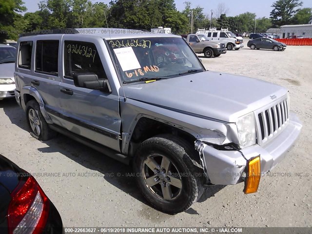 1J8HG48K56C270949 - 2006 JEEP COMMANDER 银色 照片 1
