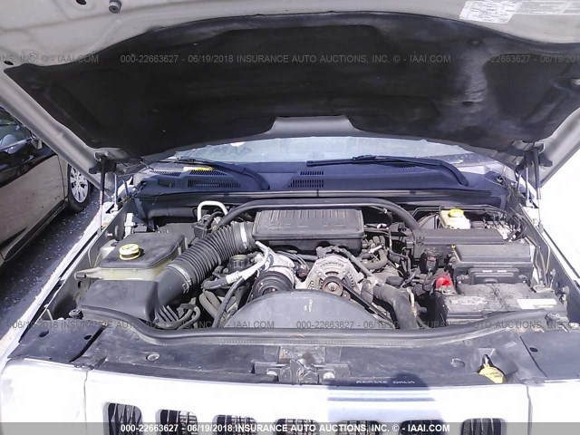 1J8HG48K56C270949 - 2006 JEEP COMMANDER 银色 照片 10