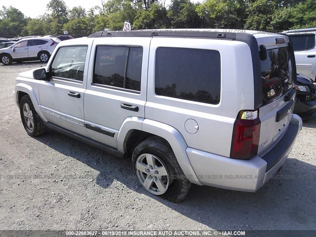 1J8HG48K56C270949 - 2006 JEEP COMMANDER 银色 照片 3