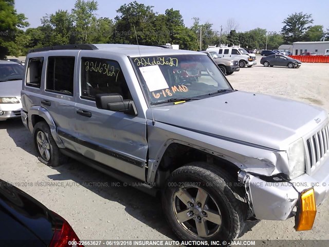 1J8HG48K56C270949 - 2006 JEEP COMMANDER 银色 照片 6