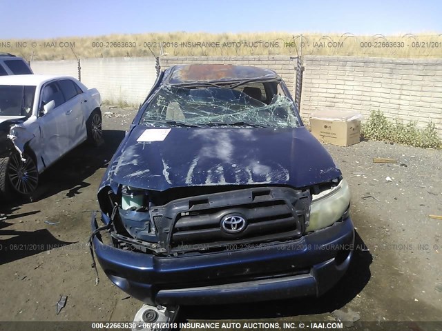 5TETX22N46Z267051 - 2006 TOYOTA TACOMA ACCESS CAB Blau Foto 6