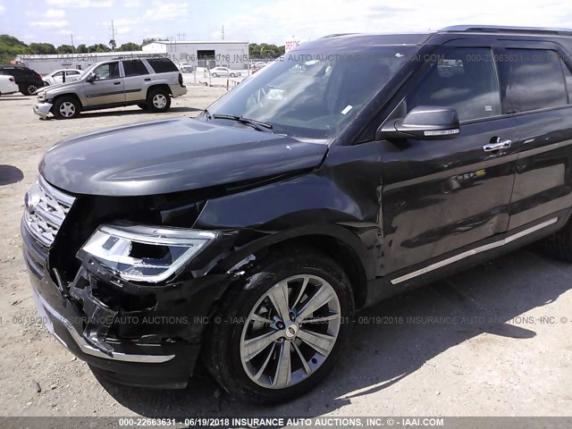 1FM5K8F85JGA26397 - 2018 FORD EXPLORER LIMITED ნაცრისფერი ფოტო 6