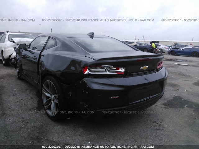 1G1FB1RS8H0199088 - 2017 CHEVROLET CAMARO LT GRAY photo 3