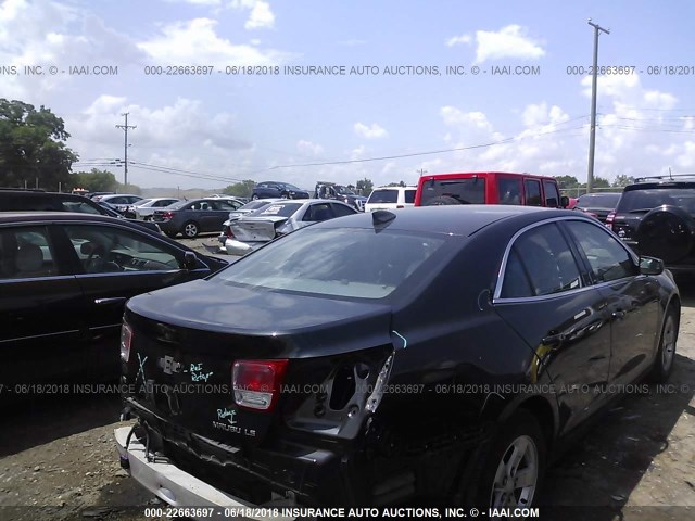 1G11A5SL2FF265717 - 2015 CHEVROLET MALIBU LS BLACK photo 4