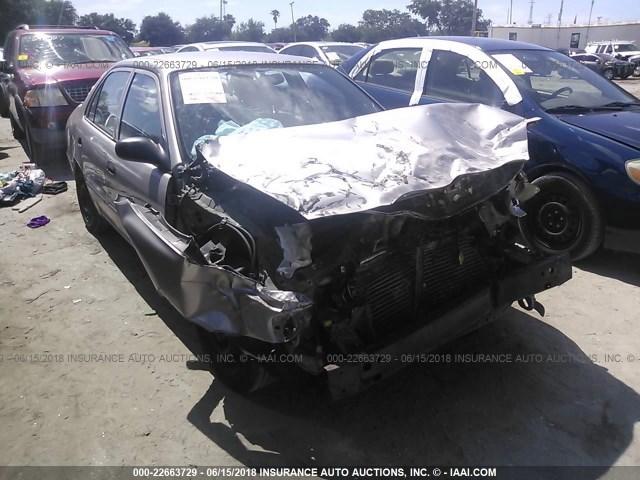 1NXBR12E3YZ307336 - 2000 TOYOTA COROLLA VE/CE/LE 金色 照片 1