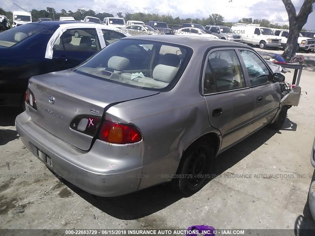 1NXBR12E3YZ307336 - 2000 TOYOTA COROLLA VE/CE/LE 金色 照片 4