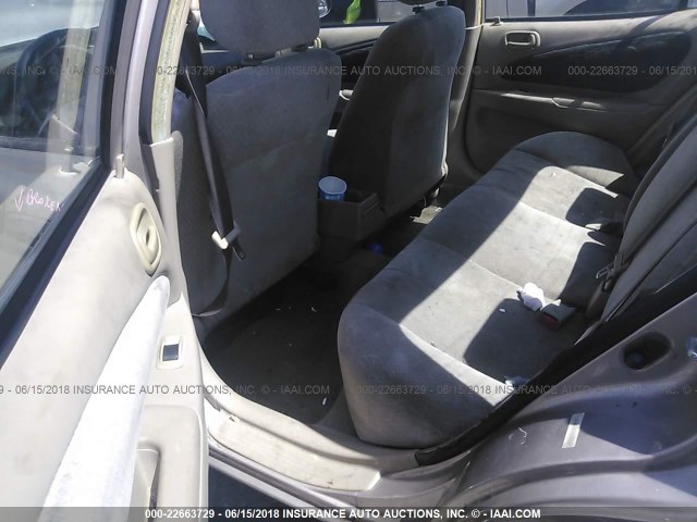 1NXBR12E3YZ307336 - 2000 TOYOTA COROLLA VE/CE/LE 金色 照片 8