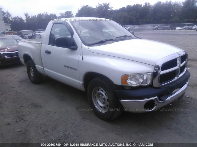 1D7HA16KX5J589113 - 2005 DODGE RAM 1500 ST WHITE photo 1