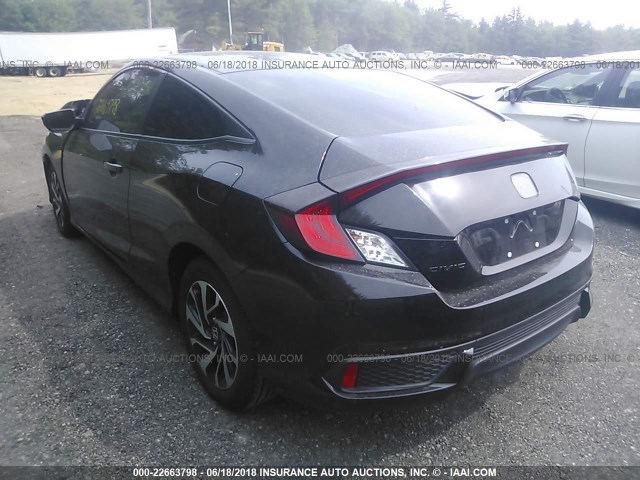 2HGFC4B07HH310323 - 2017 HONDA CIVIC LX BLACK photo 3