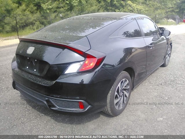 2HGFC4B07HH310323 - 2017 HONDA CIVIC LX BLACK photo 4