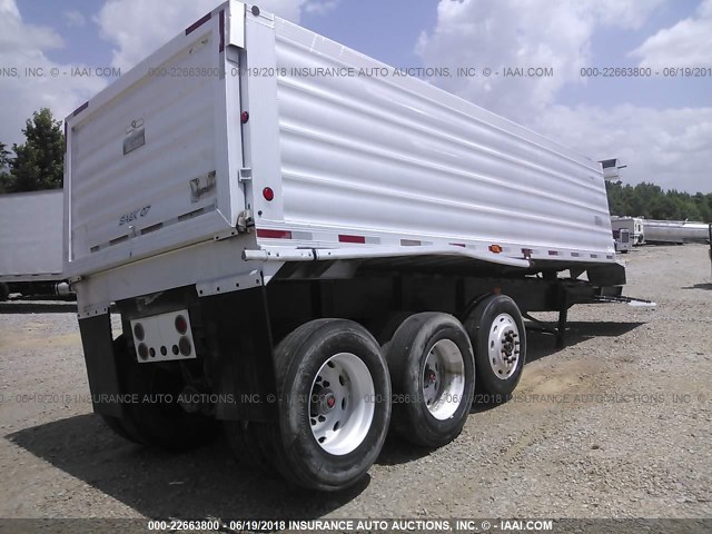 48X2P303151003359 - 2005 TRAVIS BODY & TRAILER DUMP  WHITE photo 4