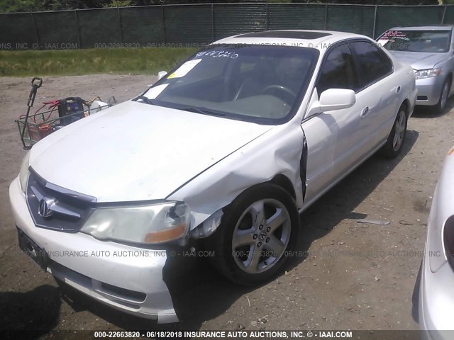 19UUA56883A057331 - 2003 ACURA 3.2TL TYPE-S WHITE photo 2