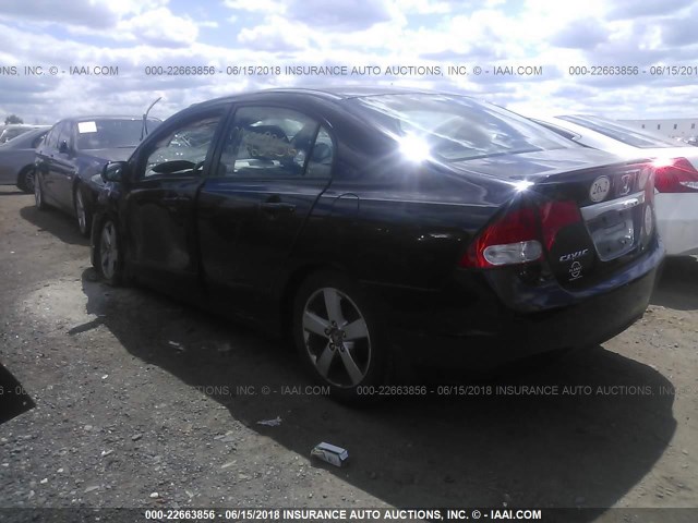 2HGFA1F67BH550286 - 2011 HONDA CIVIC LX-S Սև լուսանկար 3