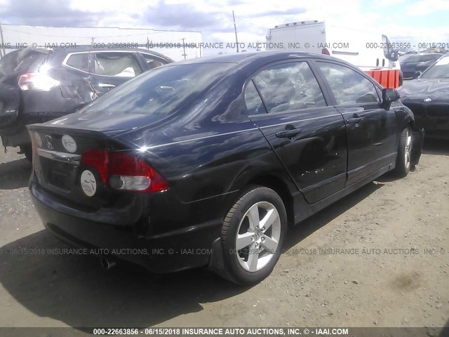 2HGFA1F67BH550286 - 2011 HONDA CIVIC LX-S Սև լուսանկար 4