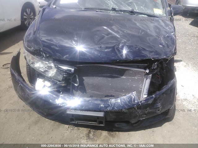 2HGFA1F67BH550286 - 2011 HONDA CIVIC LX-S Սև լուսանկար 6