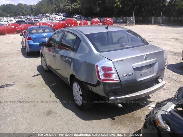 3N1AB61E28L690301 - 2008 NISSAN SENTRA 2.0/2.0S/2.0SL GRAY photo 3