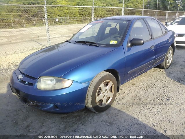 3G1JC52634S181208 - 2004 CHEVROLET CAVALIER CNG BLUE photo 2