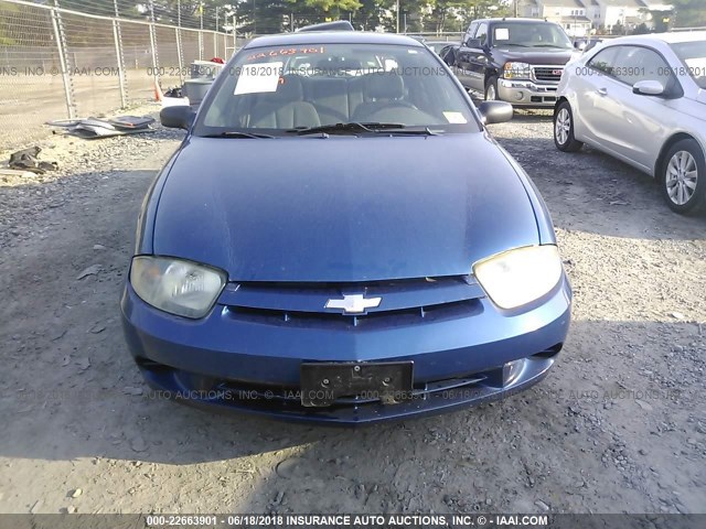 3G1JC52634S181208 - 2004 CHEVROLET CAVALIER CNG BLUE photo 6