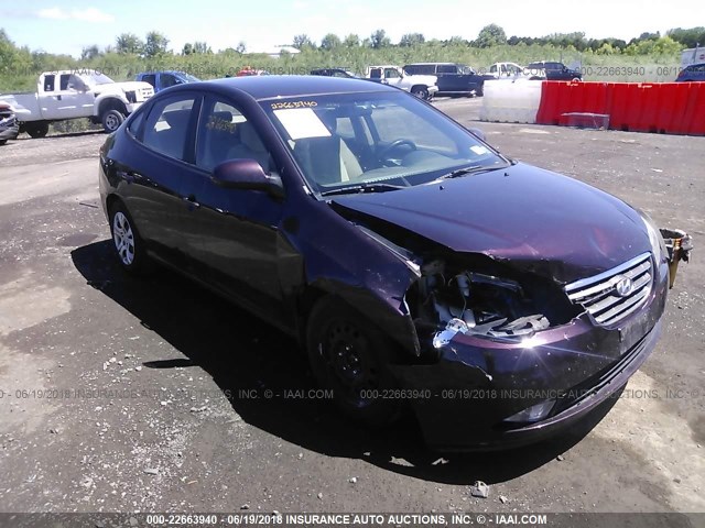 KMHDU46D69U752147 - 2009 HYUNDAI ELANTRA GLS/SE RED photo 1