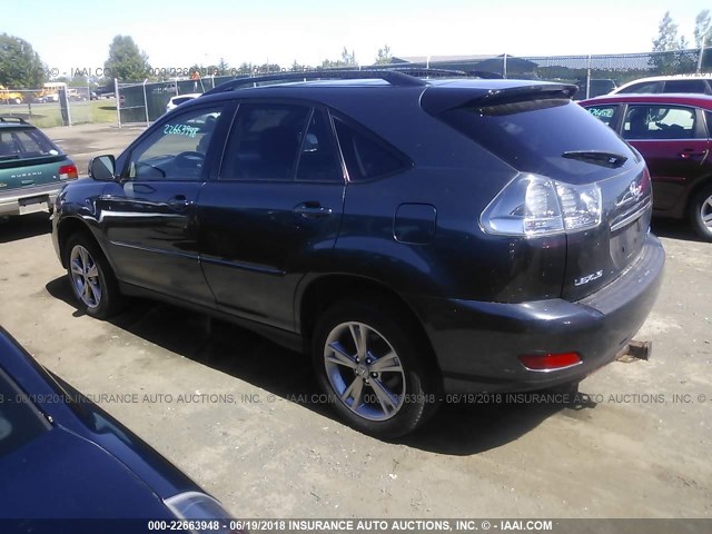 JTJHW31UX60001487 - 2006 LEXUS RX 400 GRAY photo 3