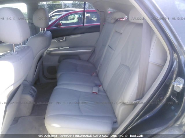 JTJHW31UX60001487 - 2006 LEXUS RX 400 GRAY photo 8